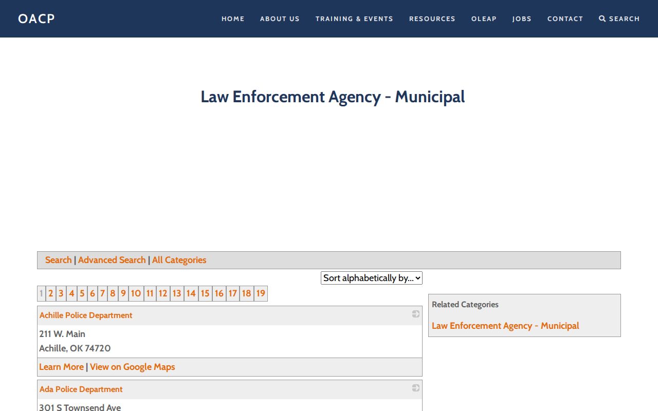 Choctaw County municipal warrant agency directory