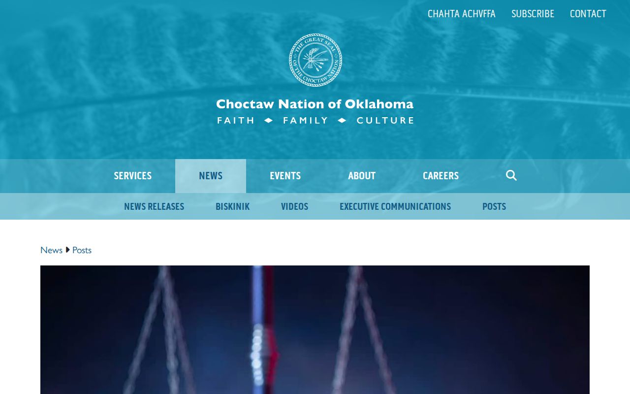 Choctaw County warrant records separate tribal court reference